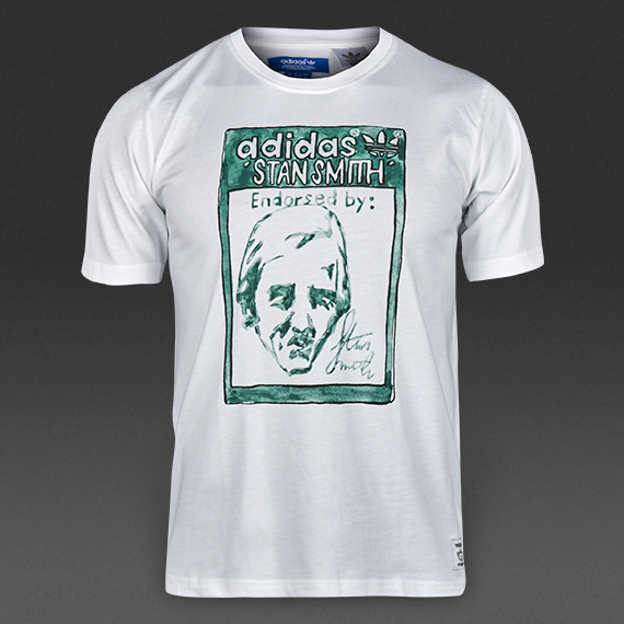 Adidas Originals Stan Smith Tee White / Black for Men